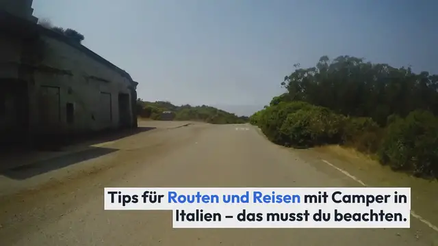 Video thumbnail for Mit dem Wohnmobil nach Italien