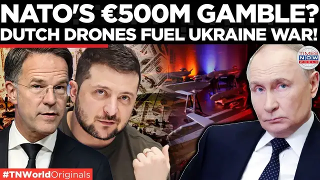 Video thumbnail for RUSSIA VS NATO: Netherlands PUMPS €500 Million Into Ukraine's Drone And Weapons Pipeline!