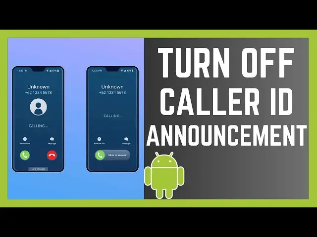 'Video thumbnail for How To Turn Off Caller ID Announcements On Android Smartphone'
