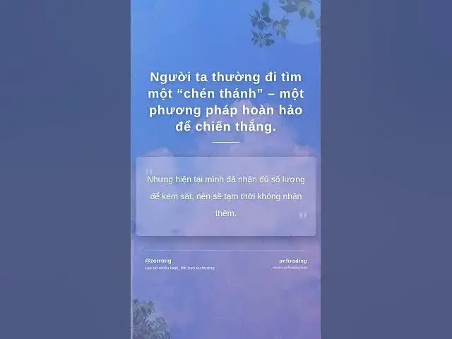 Video thumbnail for Người ta thường đi tìm một “chén thánh” – một phương pháp hoàn hảo để chiến thắng.