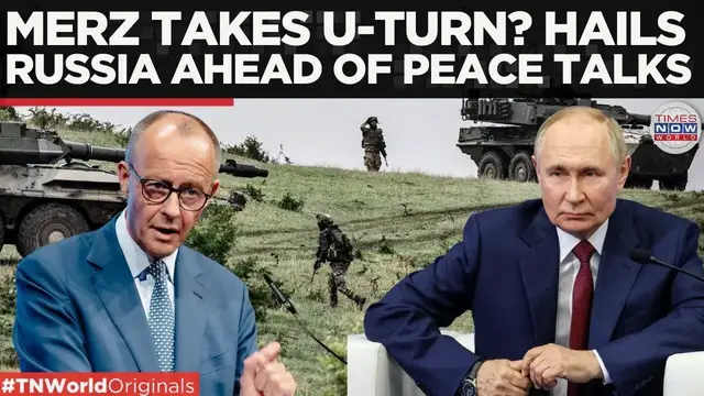 'Video thumbnail for Merz Signals Major Shift on Putin? Says Russia Is a 'Profoundly European Country' | World News'