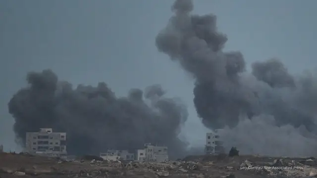'Video thumbnail for Gaza ceasefire talks begin in Egypt between Israel and Hamas'
