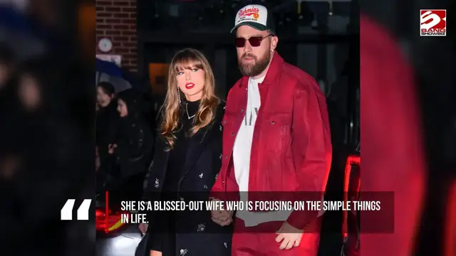 Video thumbnail for Taylor Swift is 'happier than ever' enjoying married life with Travis Kelce