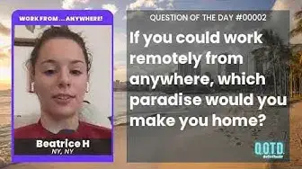 Video thumbnail for Beatrice has a WFH life ready... in France!