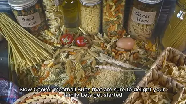 Video thumbnail for Slow Cooker Meatball Subs