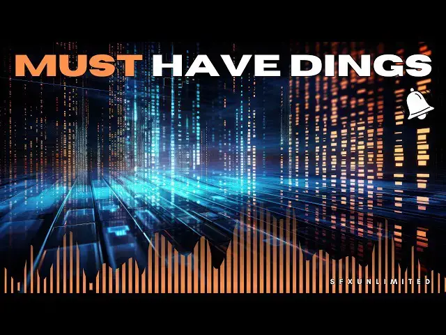 Video thumbnail for 50 Ding Sound Effects (Notification & Accent SFX for Editors)