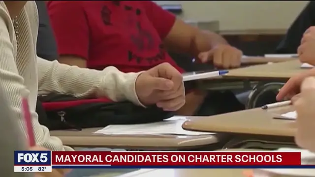 'Video thumbnail for NYC mayoral candidates on charter schools'