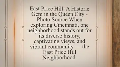 'Video thumbnail for East Price Hill: A Historic Gem in the Queen City - Lost In Cincinnati'