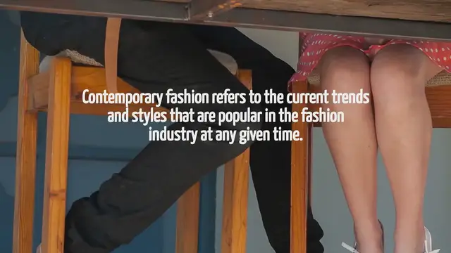 Video thumbnail for What Is Contemporary Fashion