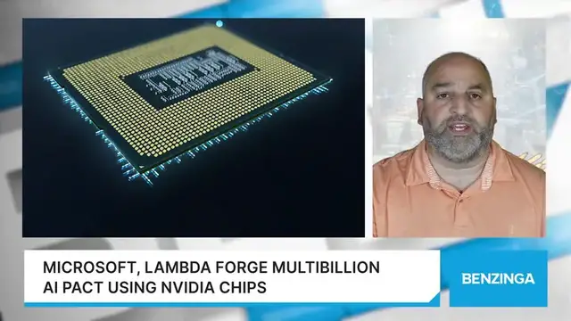 'Video thumbnail for Microsoft, Lambda Forge Multibillion AI Pact Using Nvidia Chips'