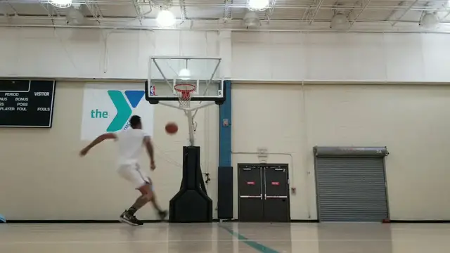 'Video thumbnail for jordan southerland: dunk practice at the ymca with amazing aerial moves'