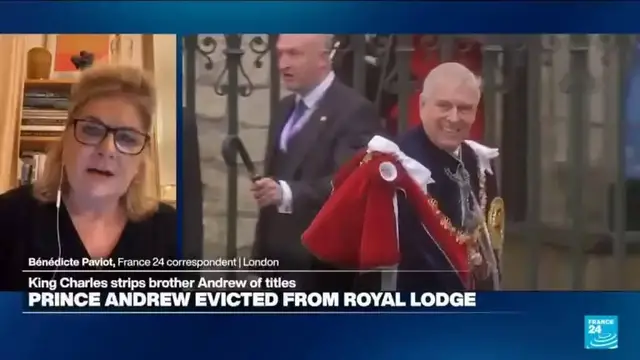 'Video thumbnail for 'A huge fall from grace': Prince Andrew stripped of title, residence in wake of Epstein scandal'