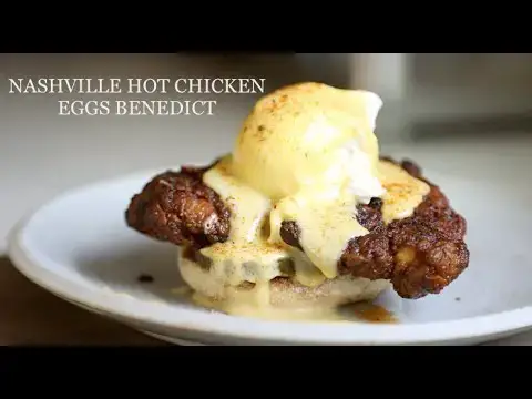 Video thumbnail for Nashville Hot Chicken Eggs Benedict