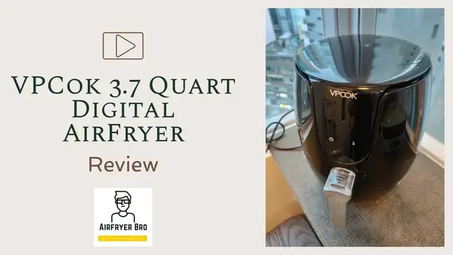 'Video thumbnail for VPCOK 3.7-Quart XL Air Fryer Review (Budget Air Fryer Pick?)'
