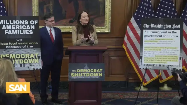 'Video thumbnail for Debunking House Speaker Mike Johnson’s Halloween press conference'