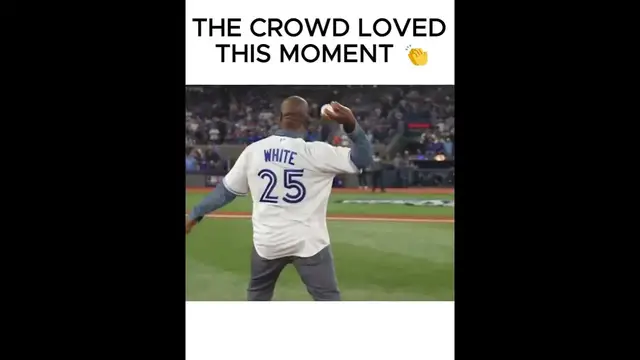 'Video thumbnail for Blue Jays Legend Devon White Returns for Game 6 👏'