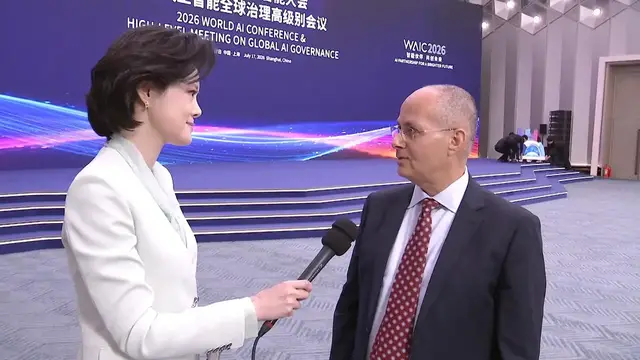 Video thumbnail for China: Xi's speech at World AI Conference inspiring, exciting: Nobel laureate.