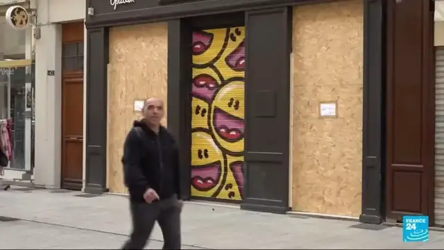 Video thumbnail for French authorities call for videos of looting to identify rioters