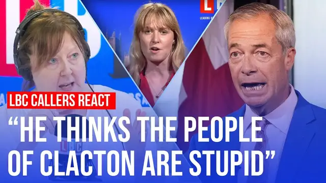 Video thumbnail for Nigel Farage resigns as MP and triggers by-election | LBC callers react
