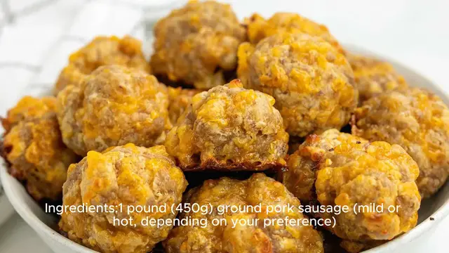 Video thumbnail for Sausage Balls Recipe