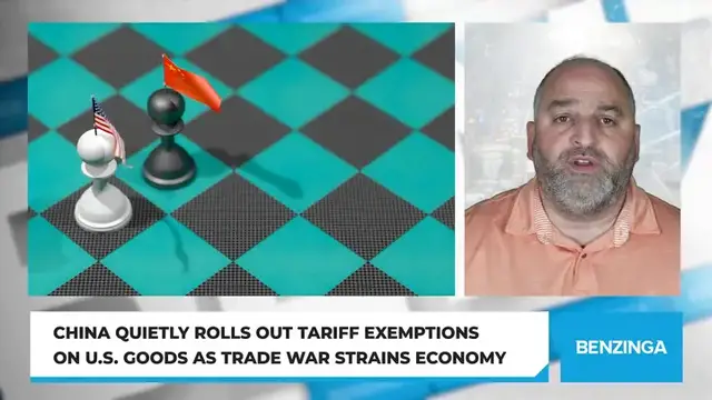 Video thumbnail for China Quietly Rolls Out Tariff Exemptions On U.S. Goods As Trade War Strains Economy
