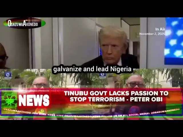 Video thumbnail for Tinubu Govt Lacks Passion To Stop Terrorism   Peter Obi