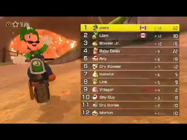 Video thumbnail for Matt's Blue Shell Victory #mariokart8deluxe #blueshell #funny