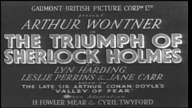 Video thumbnail for The Triumph of Sherlock Holmes (1935)