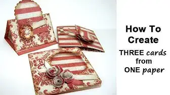 Video thumbnail for One Paper Three Cards - Craftastic TV