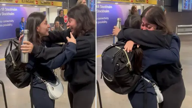 'Video thumbnail for Adopted Sisters Who Discovered Each Other Through TikTok Meet For First Time'