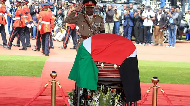 'Video thumbnail for Kenya holds state funeral for Raila Odinga'