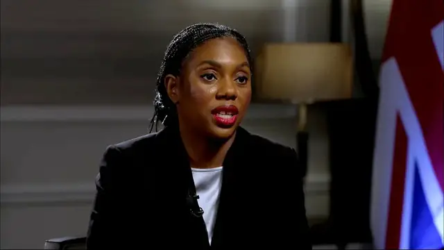 'Video thumbnail for WATCH NOW: Kemi Badenoch puts Gary Neville on blast amid Union Jack flag row'