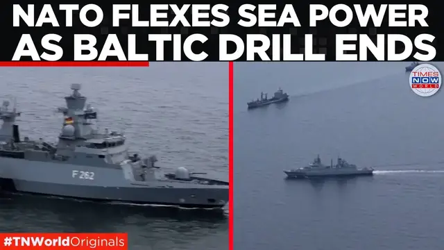 Video thumbnail for NATO POWER ON DISPLAY: Massive Baltic Sea Drill Ends With Naval Show Of Force | Times Now World