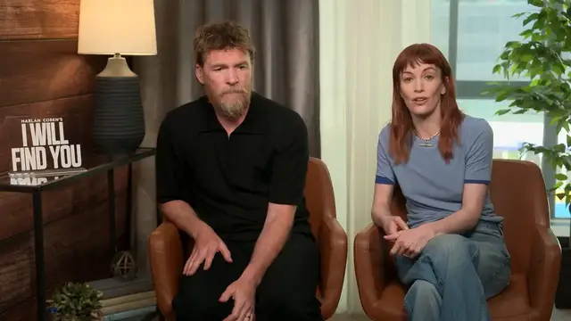 Video thumbnail for Britt Lower & Sam Worthington "Needed Therapy" After Learning  'I Will Find You's Shocking Twist