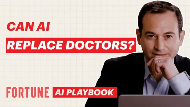 Video thumbnail for AI can spot cancer 16 months early. Will it replace doctors? | Fortune AI Playbook