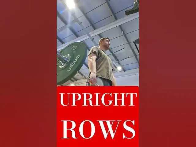 Video thumbnail for UPRIGHT ROWS #uprightrows #bodybuilding #shoulderworkout