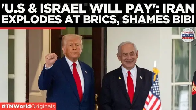 Video thumbnail for Iran Explodes At BRICS: Slams US & Israel Over 'Unlawful' Attacks | Times Now World | WATCH