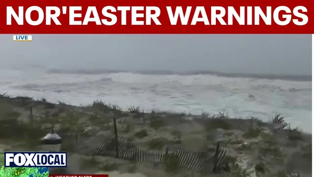 Video thumbnail for High wind, coastal flood warnings in effect for parts of NJ