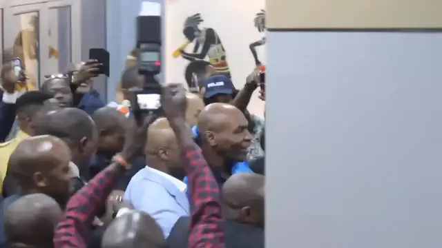 'Video thumbnail for Mike Tyson lands in Kinshasa ahead of Rumble in the Jungle event'