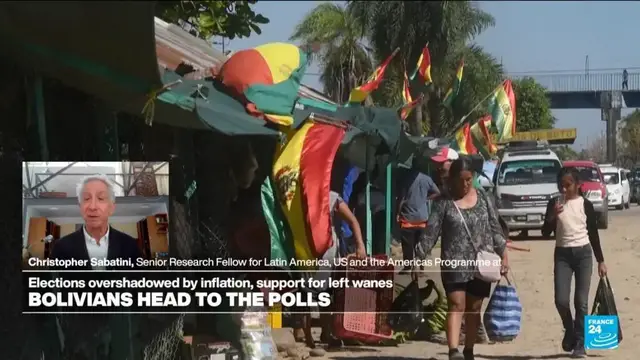 'Video thumbnail for Bolivia votes in uncertain poll that could shift political landscape'