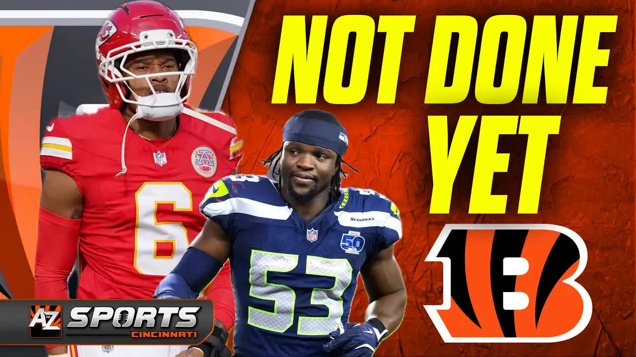 Video thumbnail for A to Z Sports - Cincinnati Bengals: Bengals Free Agency Moves - Cook, Mafe, Allen & Cap Space