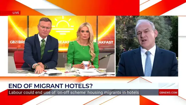 'Video thumbnail for Giving illegal migrants 'temporary legal status' is a 'very good idea', Ed Davey tells GB News'