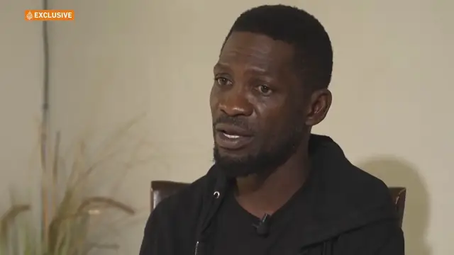 Video thumbnail for Al Jazeera exclusive: Uganda’s Bobi Wine speaks from hiding after disputed election