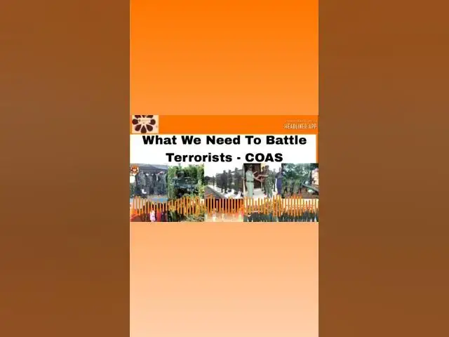 Video thumbnail for What We Need To Battle Terrorists - COAS ~ OsazuwaAkonedo