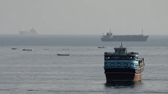 Video thumbnail for Trump says deal to reopen the Strait could come soon while defending US missile arsenal