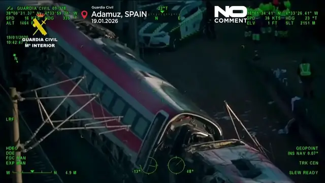 Video thumbnail for Spain: Rescue efforts continue as death toll rises in Córdoba train crash