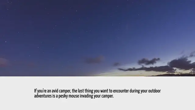 'Video thumbnail for How To Keep Mice Out Of Your Camper'