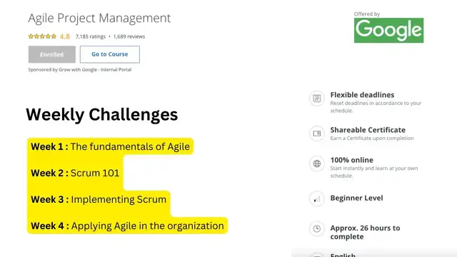 Video thumbnail for Agile project management coursera answers || theanswershome