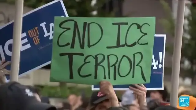 'Video thumbnail for US steps up immigration crackdown with Los Angeles raids'