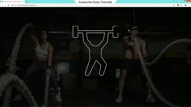 Video thumbnail for How To Add SVG Image Animation on HTML CSS Website Tutorial